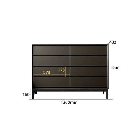 LINYUE Silas Italian Minimalist Eight-Drawer Storage Unit from LINYUE
