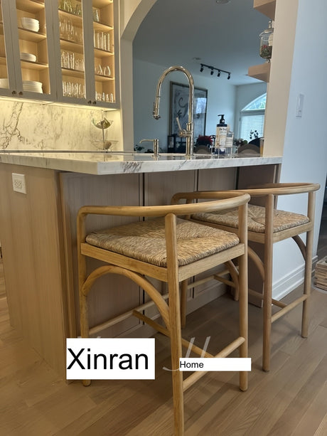 GENJI Kintaro Rustic Elegant Solid Wood Dining Chair from GENJI