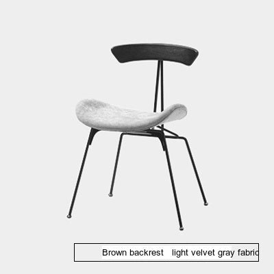 NIYE Lysander Retro Industrial Iron Dining Chair from NIYE
