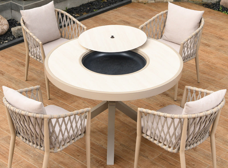 MOJIA Eirik Scandinavian Outdoor Lounge Chair for Serene Spaces from MOJIA
