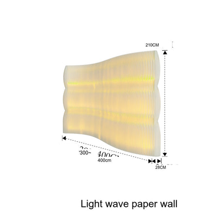 SHIBA Kyushu Elegant Lighting Folding Partition Decor from SHIBA
