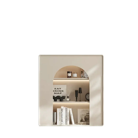 LINYUE Amelie Cream Arched Shelf Fireplace Decoration Cabinet from LINYUE