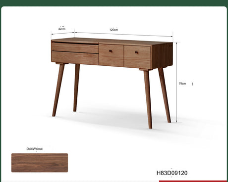 GENJI Callidora Elegant Minimalist Flip Dressing Table from GENJI