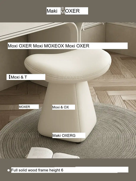 MOXER Isadora Elegant Rotatable Makeup Stool from MOXER