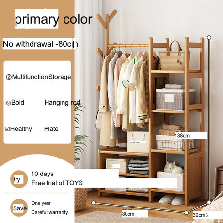 EASYREST Tamsin Elegant Natural Wood Storage Hanger from EASYREST