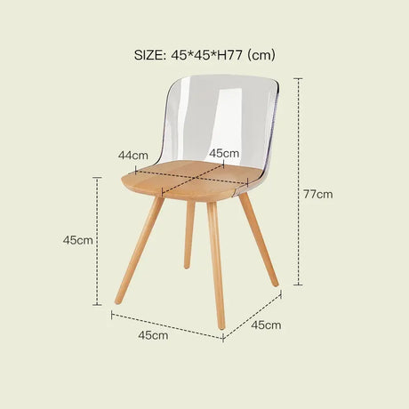 LAZYSPACE Evelyn Acrylic Highchair from LAZYSPACE