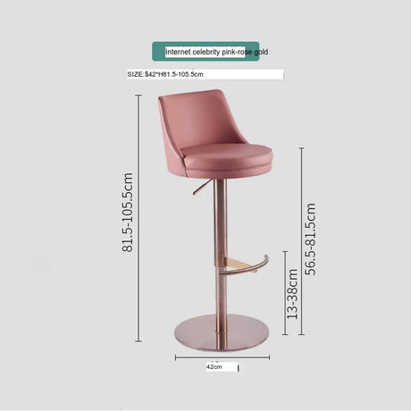 ABOUT WHITE Elysium Chic Stylish High Stool from ABOUT WHITE
