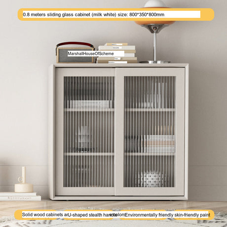 LINYUE Rowan Low Bookcase with Free Combination Storage from LINYUE