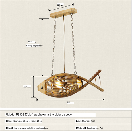 BOJI Harukaze Artistic Woven Ceiling Lamp from BOJI