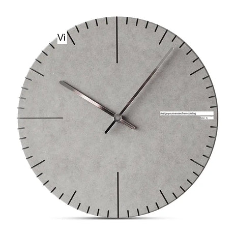 MANDELA Marlowe Modern Minimalist Family Hanging Clock from MANDELA