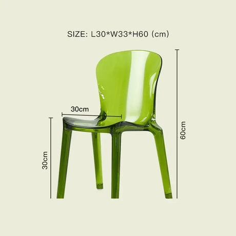 LAZYSPACE Levi Acrylic Milk Tea Highchair from LAZYSPACE