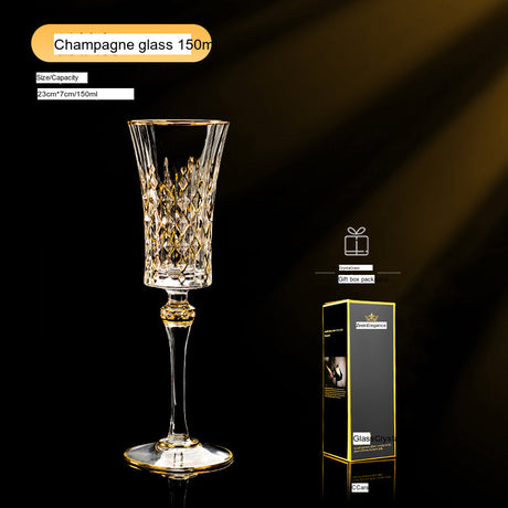 Spar Diamond Wine Glasses from JINSHAN