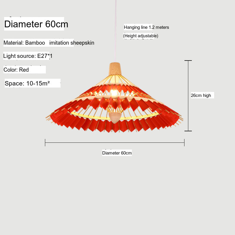 BOJI Yuzuki Elegant Woven Ceiling Lamp - Chinese Style Living Room Light. from BOJI