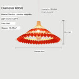 BOJI Yuzuki Elegant Woven Ceiling Lamp - Chinese Style Living Room Light. from BOJI
