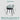 ABOUT WHITE Isolde Sleek Transparent Modern Makeup Chair from ABOUT WHITE