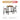 WEIMEI Fuzhou Vintage Rustic Square Table - Industrial Style Bistro Table from WEIMEI