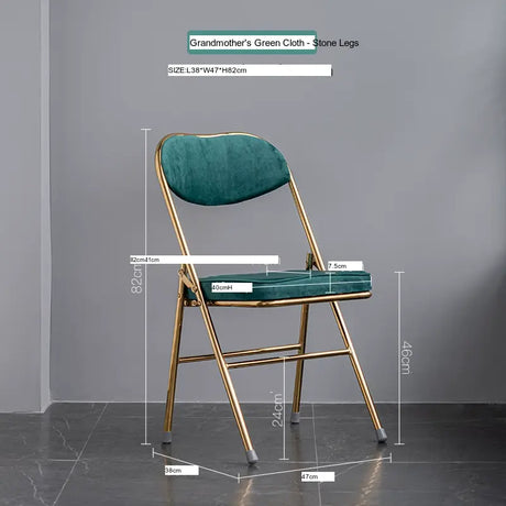 ABOUT WHITE Yasmin Sleek Modern Folding Chair from ABOUT WHITE