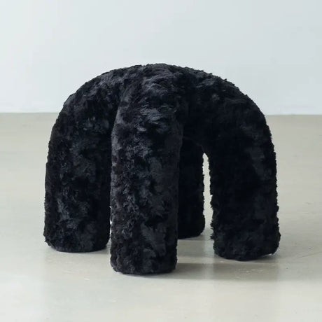 SOOGOOD PIERROT Cozy Plush Round Stool from SOOGOOD