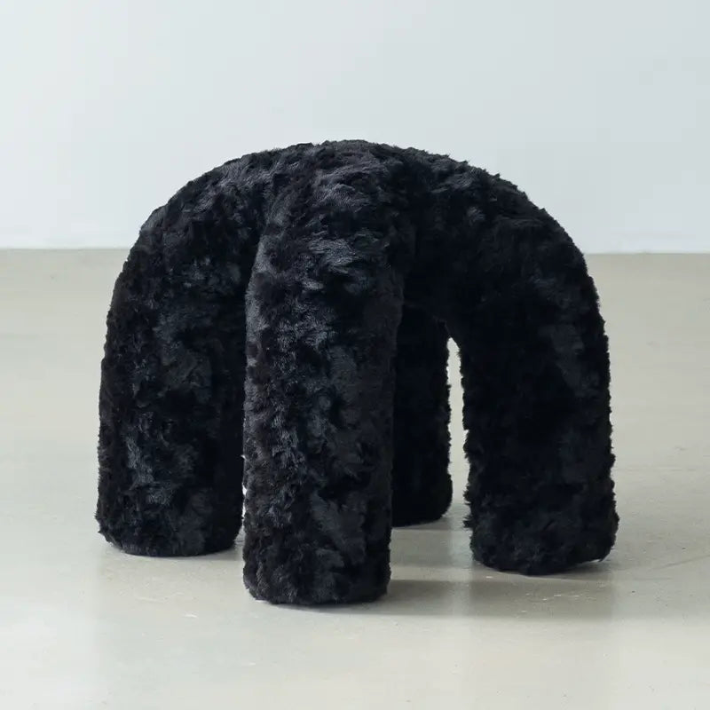 SOOGOOD PIERROT Cozy Plush Round Stool from SOOGOOD