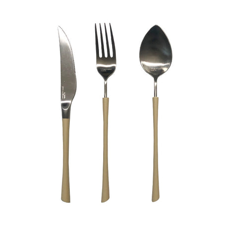 MOMO'S TALK Elowen Elegant Stainless Steel Dinnerware Set from MOMO'S TALK