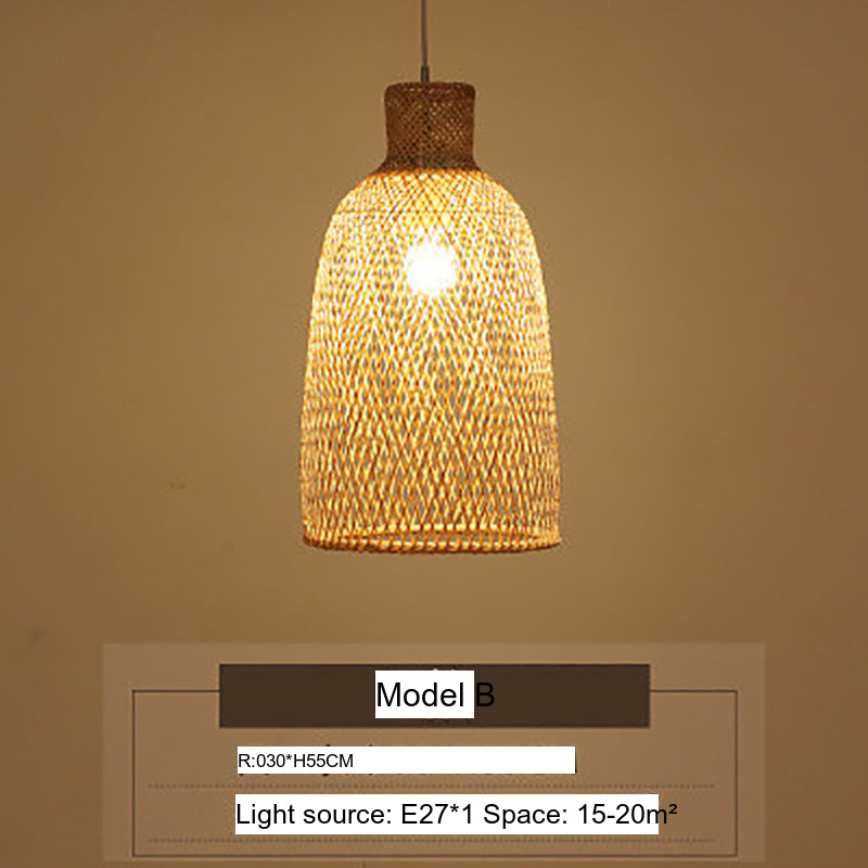BOJI Isadora Elegant Woven Ceiling Lamp - Chinese Style from BOJI