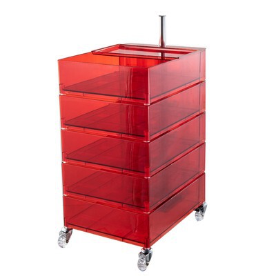 NIYE Isolde Sleek Acrylic Rotating Nightstand from NIYE