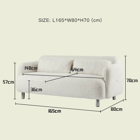 LAZYSPACE Nora Nordic Fabric Sofa from LAZYSPACE