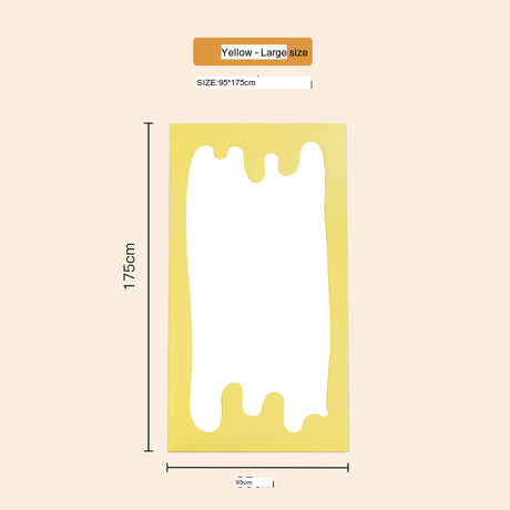 ROOMHOME Emilia Irregular-Shaped Solid Wood Full-Length Floor Mirror from ROOMHOME