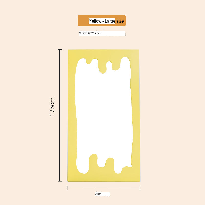 ROOMHOME Emilia Irregular-Shaped Solid Wood Full-Length Floor Mirror from ROOMHOME