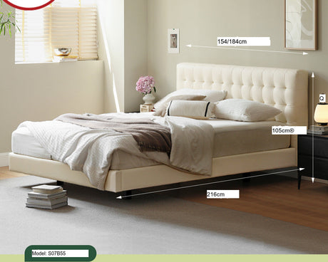 GENJI Minho Elegant Minimalist Suspended Double Bed from GENJI