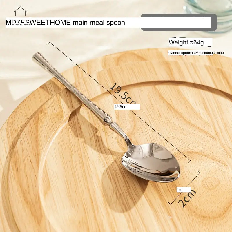 MH Isadora Elegant Stainless Steel Tableware Set from MH