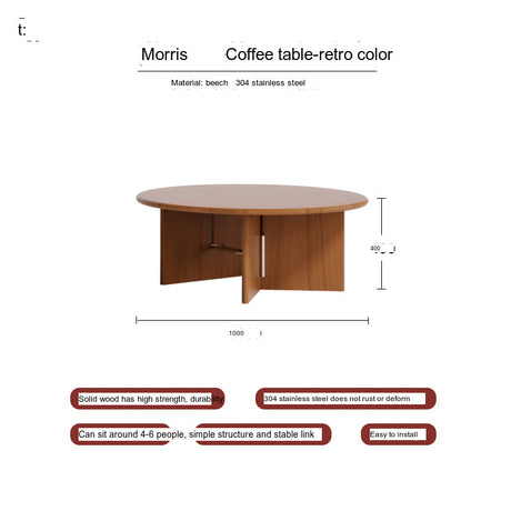 TELLS Alhambra Compact Retro Bauhaus Coffee Table from TELLS