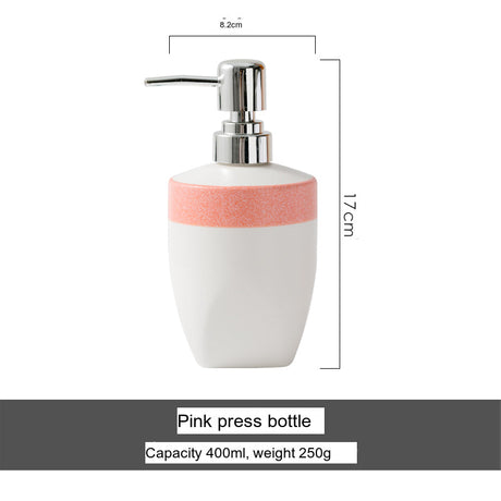 TIANRUN Liandor Elegant Ceramic Soap Holder Mouthwash Set from TIANRUN
