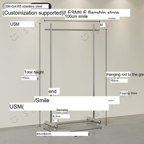 SM Henry Stainless Steel Clothing Hanger Stand from SM