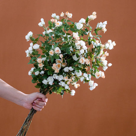 JUHAN Takara Elegant Multiheaded Faux Rose Bouquet from JUHAN