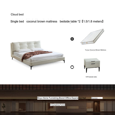 MOYU Elowen Sleek Compact Minimalist Bed from MOYU