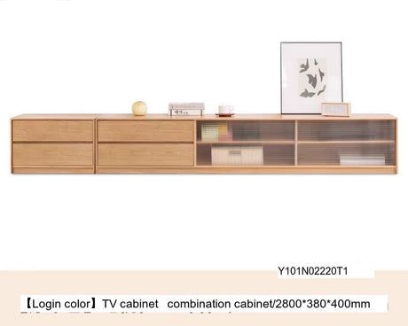 GENJI Santiago Elegant Solid Wood TV Cabinet Combo from GENJI