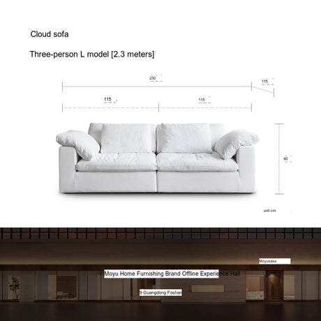 MOYU Isolde Plush Down Comfort Module Sofa from MOYU