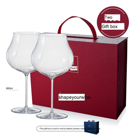 RONA Czech Burgundy Red Wine Glass from RONA