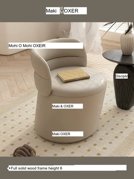 MOXER Marisol Sleek High-Quality Makeup Stool from MOXER