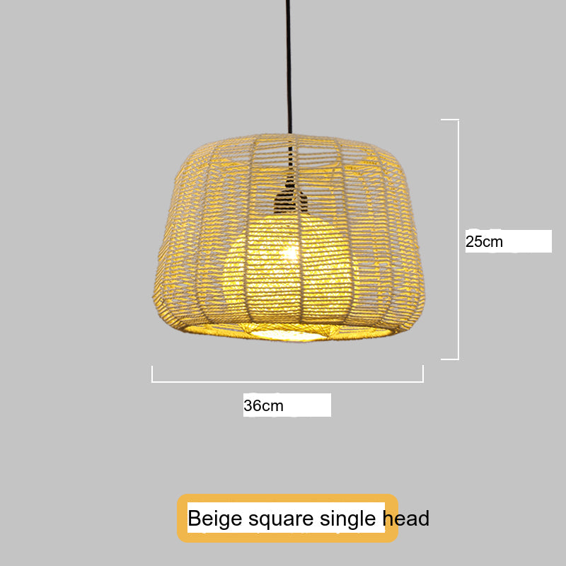 BOJI Kintaro Artistic Woven Lampshade Ceiling Lamp from BOJI