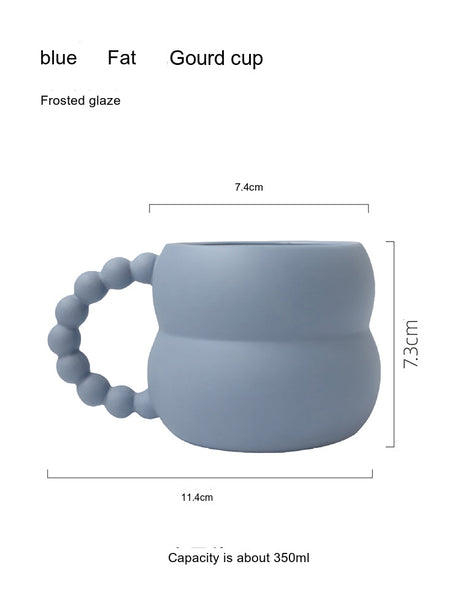 LIVETAI Santiago Elegant Retro Ceramic Cup from LIVETAI
