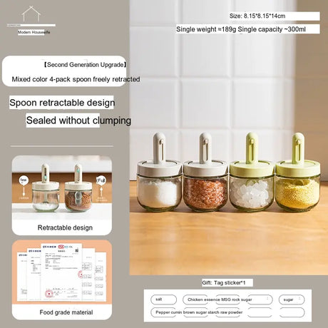 MH Isadora Versatile Storage Kitchen Seasoning Box from MH