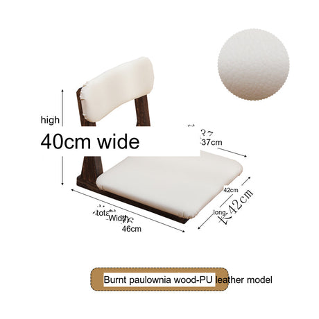 PAULOWNIA Sakura Comfortable Minimalist Bay Window Bed Stool from PAULOWNIA