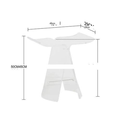 FANYU Aveline Modern Acrylic Butterfly Bar Chair from FANYU
