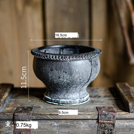 JUHAN Isolde Rustic Floral Arrangement Pottery Vase from JUHAN