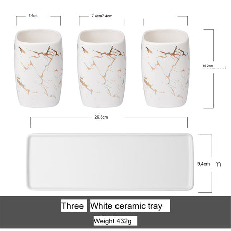 TIANRUN Anabella Elegant Marble Aromatherapy Set from TIANRUN