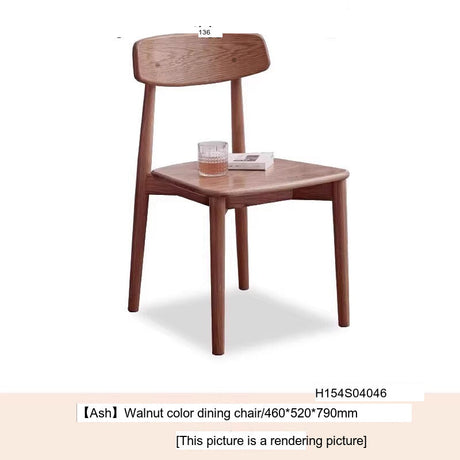 GENJI Harukaze Elegant Solid Wood Dining Chair from GENJI