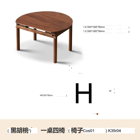 GENJI Tsubasa Versatile Folding Dining Table from GENJI