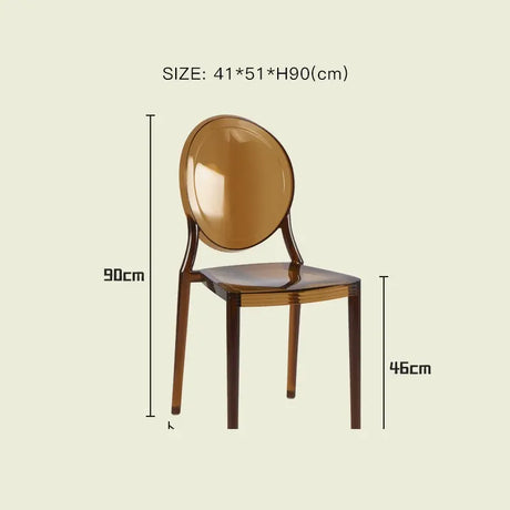 LAZYSPACE Leo Acrylic Coffee Chair from LAZYSPACE
